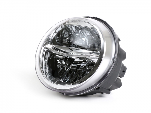 LED-Scheinwerfer - PIAGGIO - Vespa GTS/HPE 125-300 ccm (ab Bj. 2019) - verchromter Reflektor